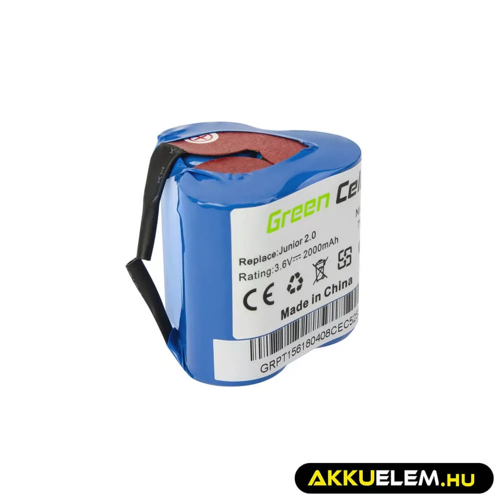 Utángyártott porszívó akkumulátor (2Ah 3.6V) Type141 AEG Electrolux Junior 2.0