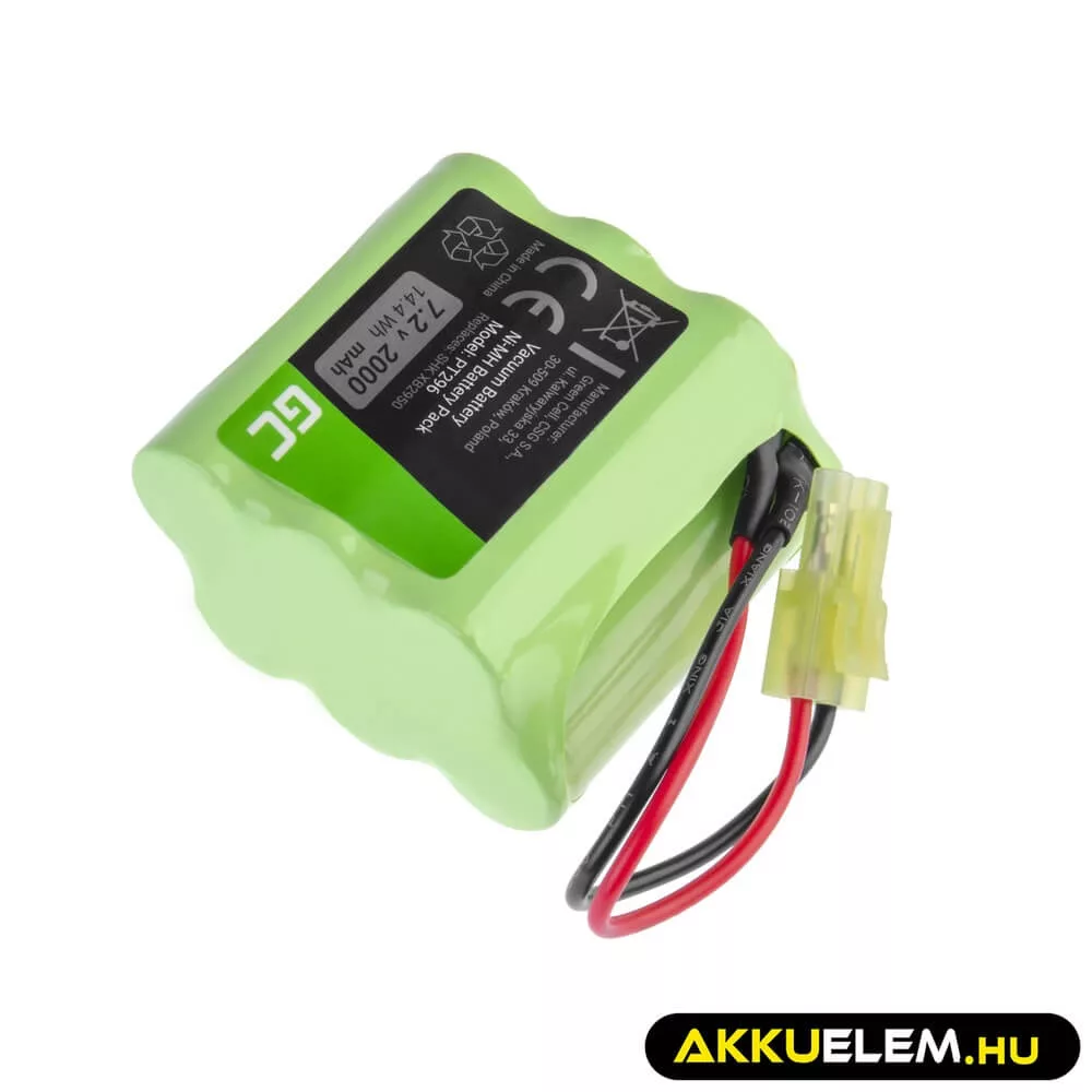 Utángyártott porszívó akkumulátor (2 Ah 7.2V) porszívó akkumulátor Shark XB2950 V2950 V2950A V2945Z V2945