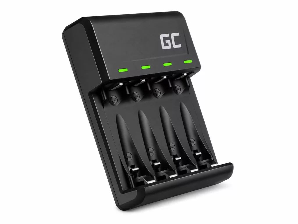 GreenCell akkumulátor töltő Ni-MH AA AAA USB USB-C GreenCell akkumulátor töltő Ni-MH AA AAA USB USB-C