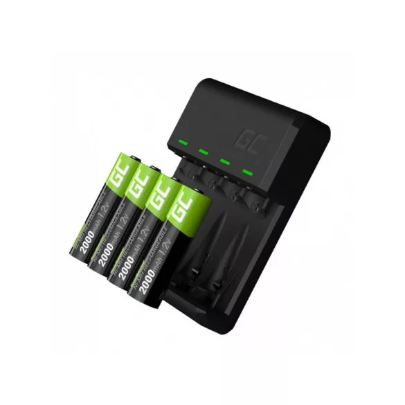GreenCell akkumulátor töltő 4x AA 2000mAh Ni-MH - GreenCell
