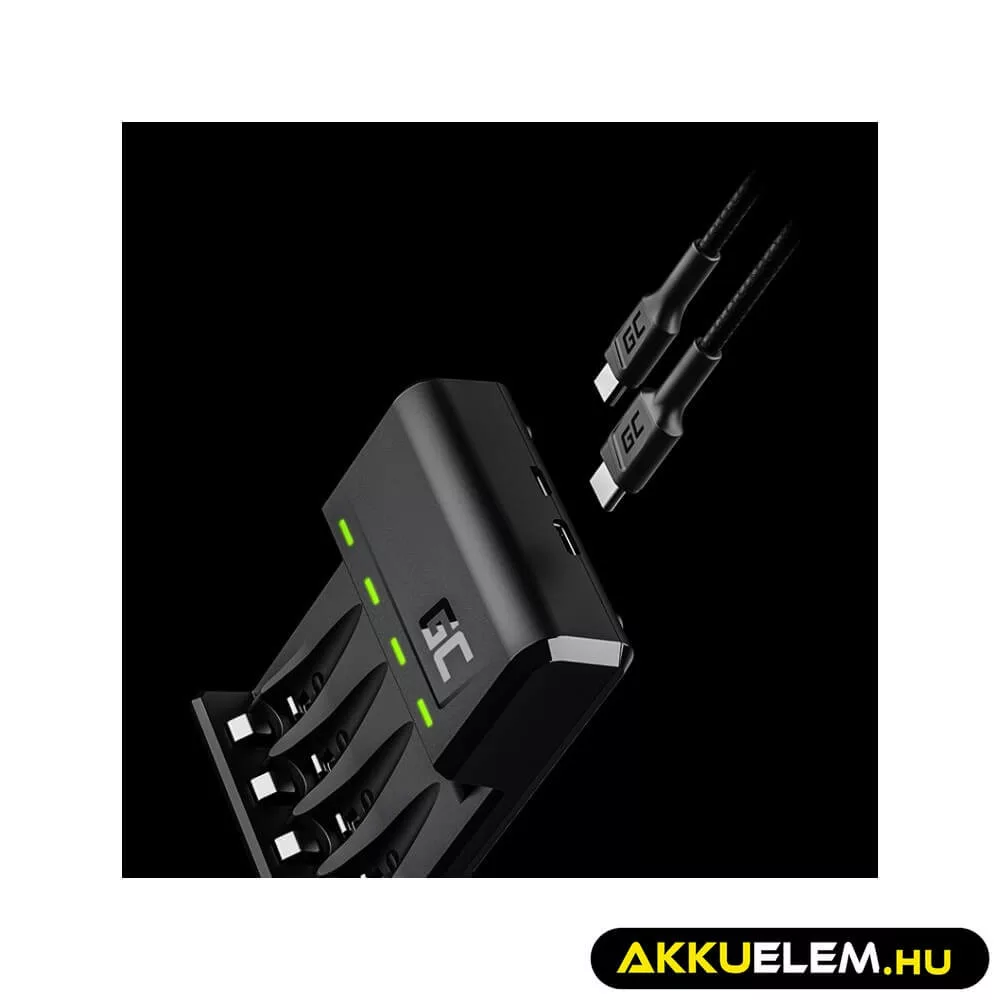 GreenCell akkumulátor töltő 4x AA 2000mAh Ni-MH