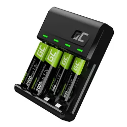 GreenCell akkumulátor töltő 2xAA 2000mAh 2xAAA 800mAh
