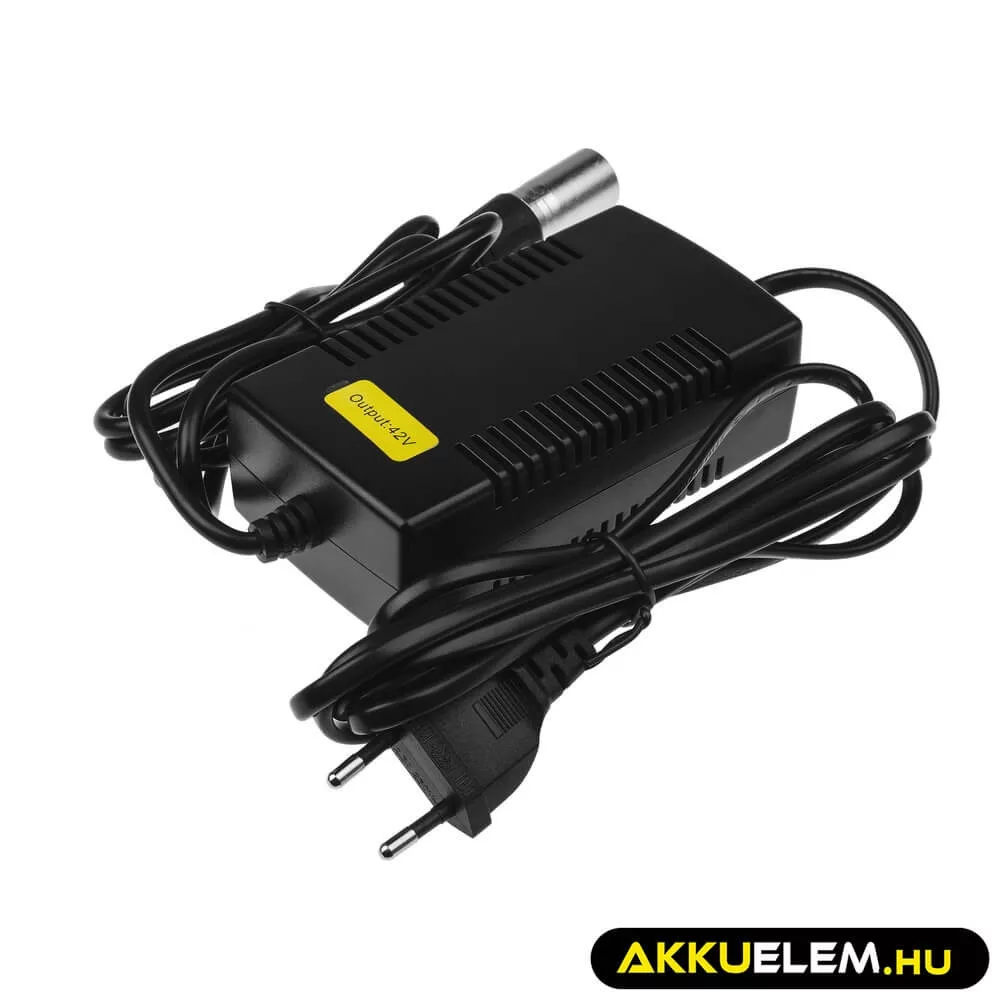 Utángyártott elektromos kerékpár akkumulátor töltő 42V 2A (XLR 3 PIN) E-BIKE 36V