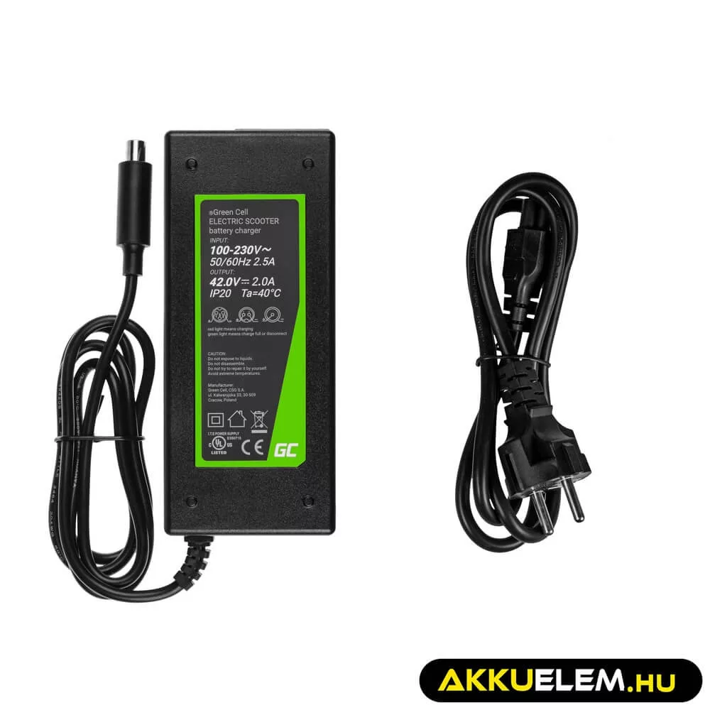 Utángyártott elektromos kerékpár akkumulátor töltő Xiaomi Mija M365 M365 Pro/Segway Ninebot ES1 ES2 ES3 ES4/Lime/Hive/Bird