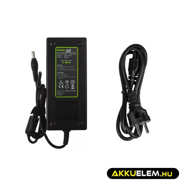 Utángyártott PRO laptop adapter töltő / AC Adapter 19V 6.32A 120W Acer Aspire 7552G 7745G 7750G V3-771G V3-772G - GreenCell