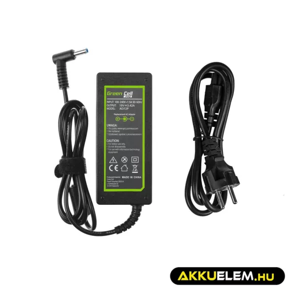 Utángyártott PRO laptop adapter töltő / AC Adapter 19V 3.42A 65W AsusPro BU400 BU400A PU551 PU551L PU551LA PU551LD PU551J PU551JA - GreenCell