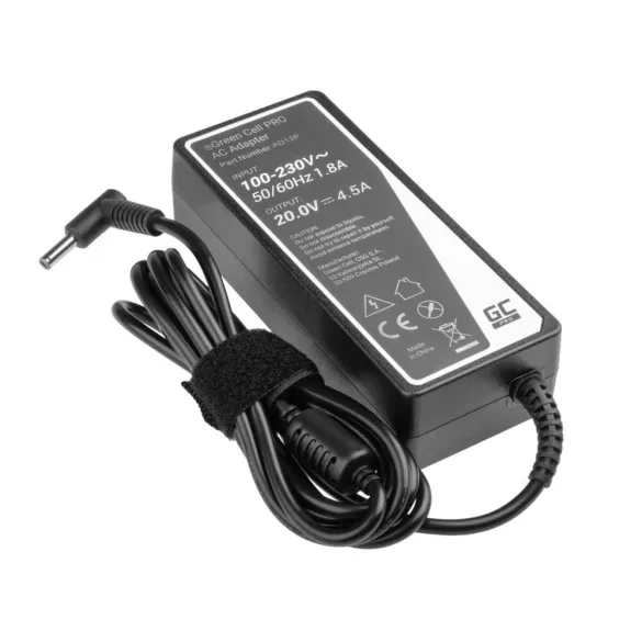 Utángyártott PRO laptop adapter töltő / AC Adapter 20V 4.5A 90W Lenovo B570 G550 G570 G575 G770 G780 G580 G585 IdeaPad P580 Z510 Z580 Z585 - GreenCell