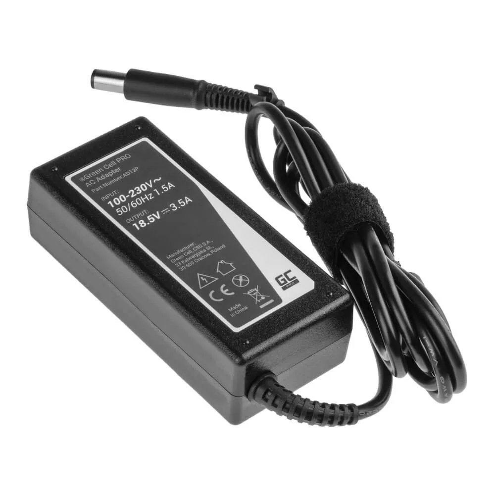   Utángyártott PRO laptop adapter töltő / AC Adapter 18.5V 3.5A 65W HP 250 G1 255 G1 ProBook 450 G2 455 G2 Compaq Presario CQ56 CQ57 CQ58