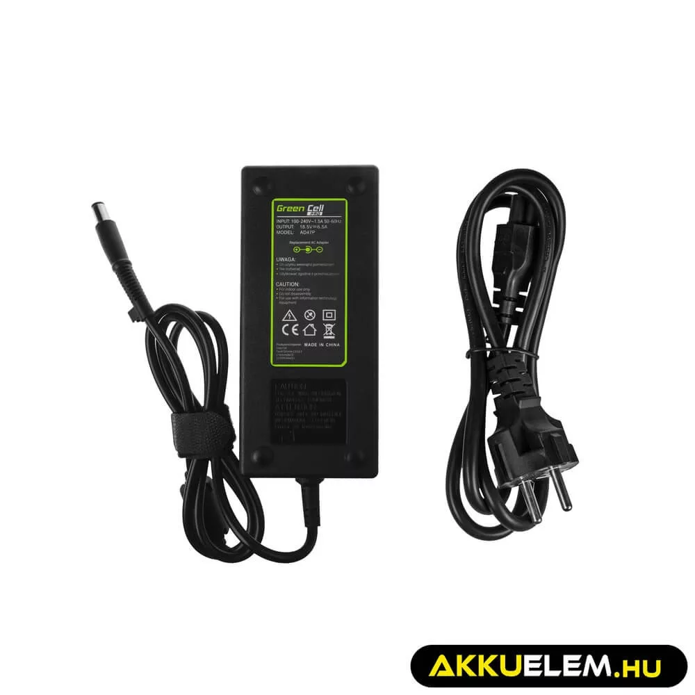 Utángyártott PRO laptop adapter töltő / AC Adapter 18.5V 6.5A 120W HP Compaq 6710b 6730b 6910p nc6400 nx7400 EliteBook 2530p 6930p 8530p