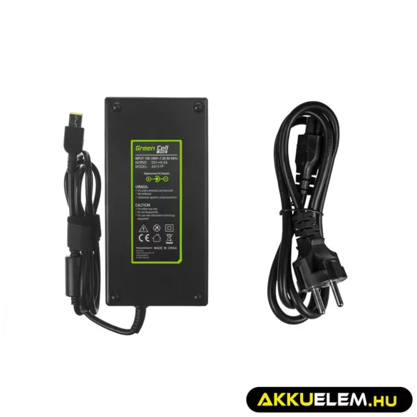 Utángyártott PRO laptop adapter töltő / AC Adapter 20V 8.5A 170W Lenovo Legion 5-15 15ARH05 15IMH05 17IMH05 Y530-15 Y540-15IRH Y540-17 Y720 - GreenCell