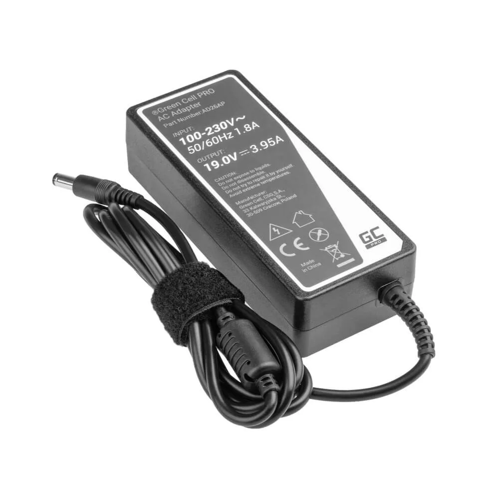   Utángyártott PRO töltő / AC Adapter 19V 3.95A 75W Toshiba Satellite C55 C660 C850 C855 C870 L650 L650D L655 L750 L750D L755