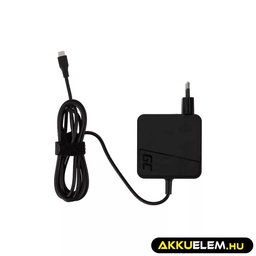 Utángyártott AC ADapter PRO USB-C 65W laptopokhoz tabletekhez mobilokhoz
