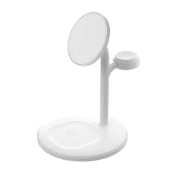   Greencell MagScape Inductive töltő St3-in-1 MagSafe iPhone Apple AirPods other wireless headphones