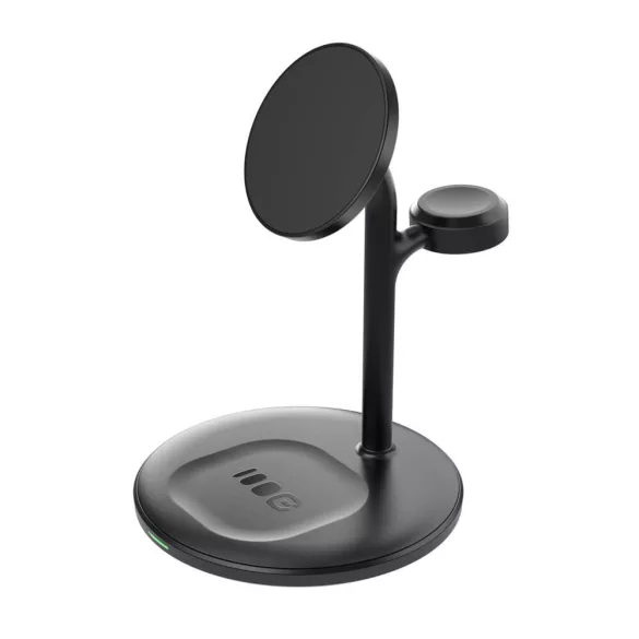 Greencell MagScape Inductive töltő St3-in-1 MagSafe iPhone Apple AirPods other wireless headphones - GreenCell