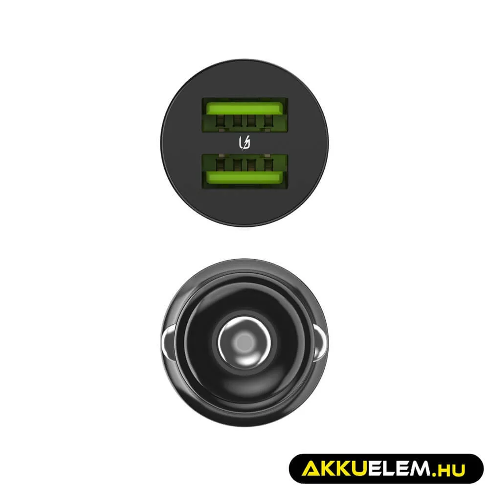 Greencell autós töltő 36W PowerRide Nano36 mit 2x USB-A Ultra Charge