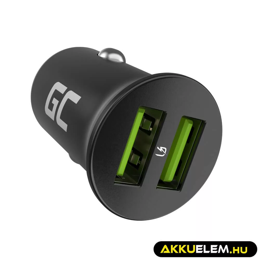 Greencell autós töltő 36W PowerRide Nano36 mit 2x USB-A Ultra Charge