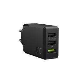   Greencell ChargeSource 3 3xUSB 30W gyorstöltő technology Ultra Charge Smart Charge