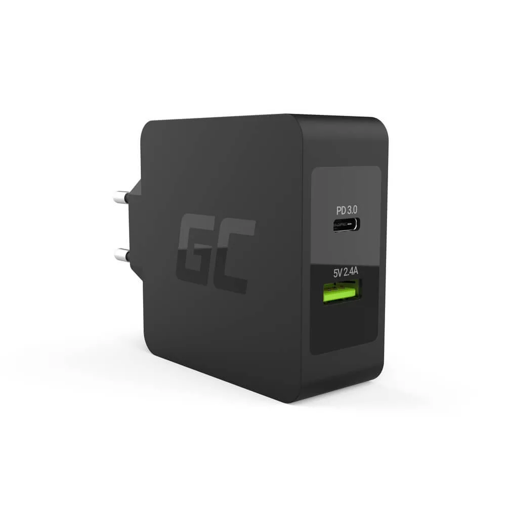 Greencell töltő USB-C 45W PD kábel USB-C extra USB port Asus ZenBook HP Spectre HP Envy x2 Greencell töltő USB-C 45W PD kábel USB-C extra USB port Asus ZenBook HP Spectre HP Envy x2