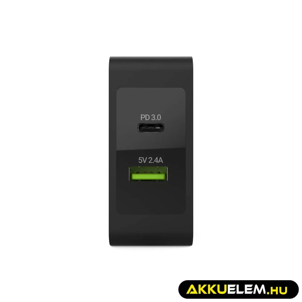 Greencell töltő USB-C 45W PD kábel USB-C extra USB port Asus ZenBook HP Spectre HP Envy x2