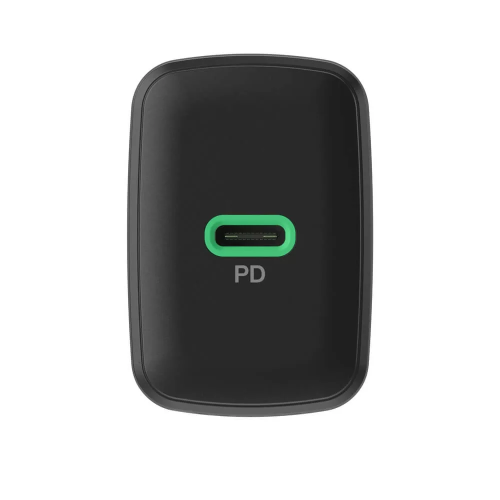 Greencell PowerSource Solo30 töltő USB C fekete Power Adapter 30W Power Delivery Greencell PowerSource Solo30 töltő USB C fekete Power Adapter 30W Power Delivery
