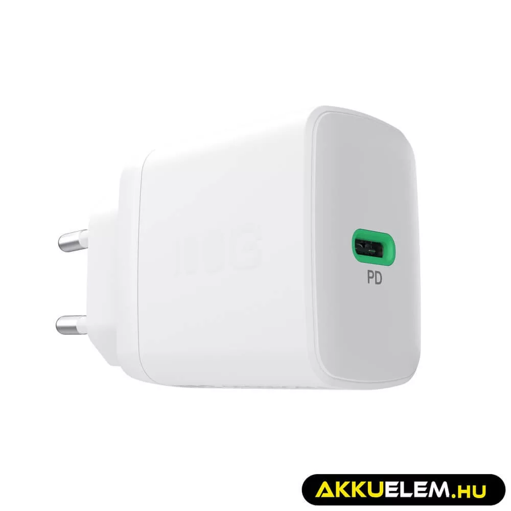 Greencell PowerSource Solo30 Ladegerät USB C weiß Power Adapter 30W Power Delivery