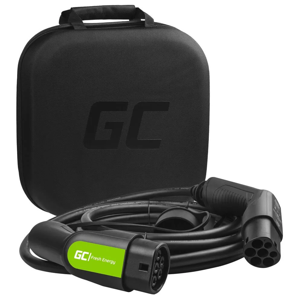 Greencell elektromos autó töltőkábel Type 2 7.2kW 7m / 23 ft EV / PHEV Greencell elektromos autó töltőkábel Type 2 7.2kW 7m / 23 ft EV / PHEV
