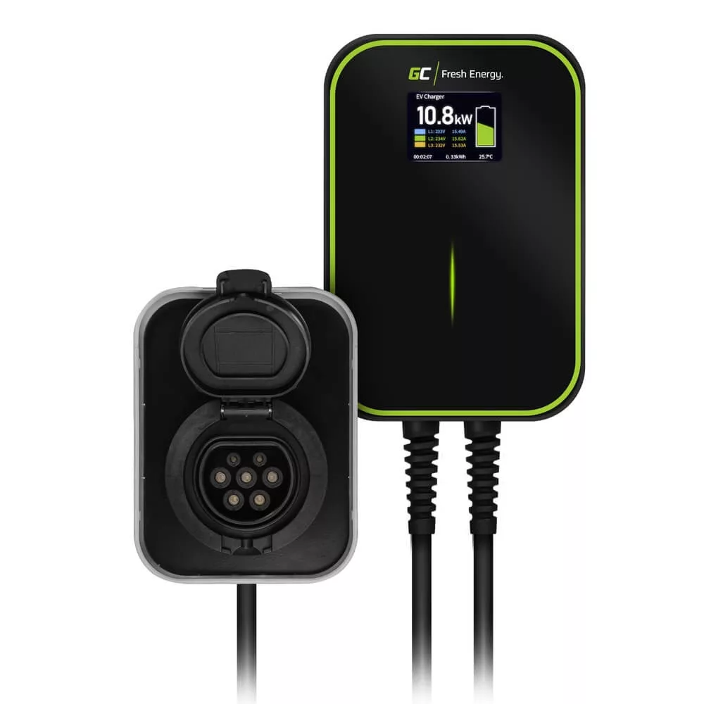 Greencell Wallbox EV PowerBox 22kW RFID töltő Type 2 csatlakozó elektromos autókhoz plug-in hybridekhez Greencell Wallbox EV PowerBox 22kW RFID töltő Type 2 csatlakozó elektromos autókhoz plug-in hybridekhez
