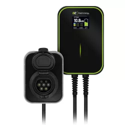   Greencell Wallbox EV PowerBox 22kW RFID töltő Type 2 csatlakozó elektromos autókhoz plug-in hybridekhez