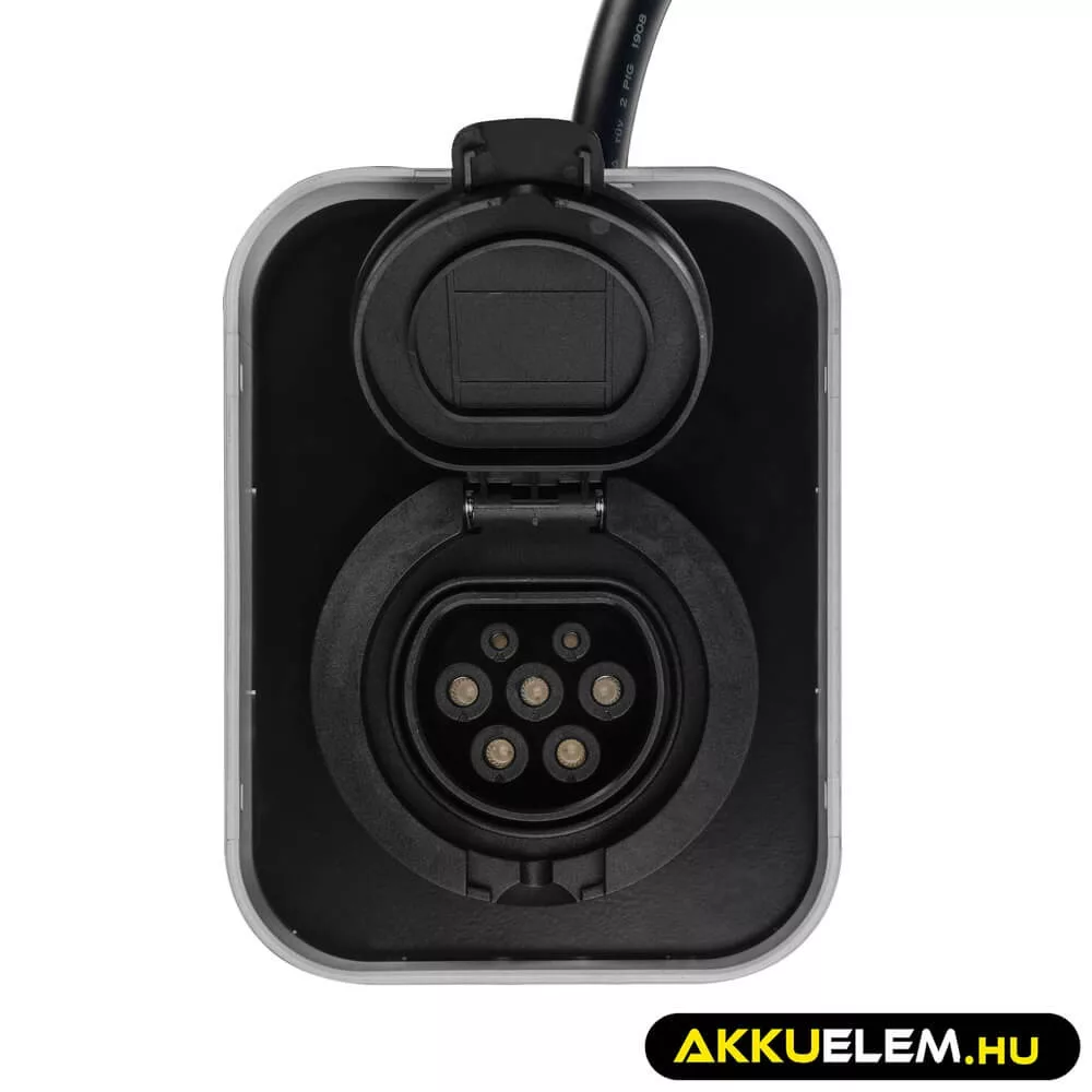 Greencell Wallbox EV PowerBox 22kW RFID töltő Type 2 csatlakozó elektromos autókhoz plug-in hybridekhez