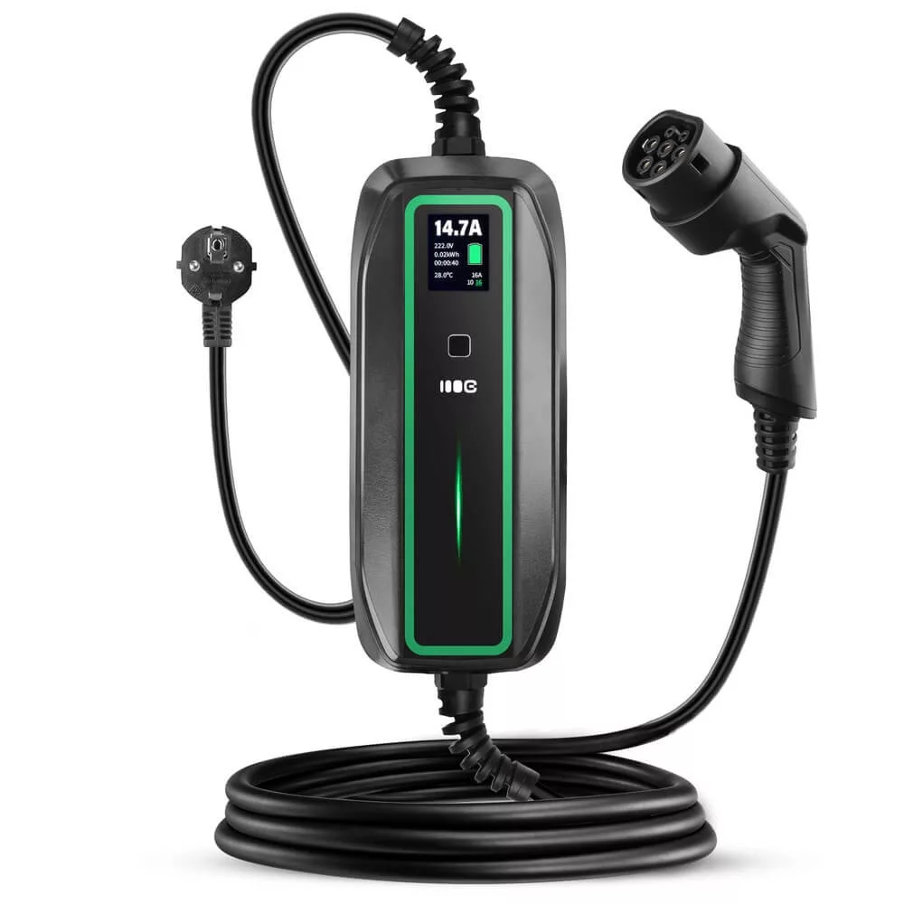 Greencell EV töltőkábel 3.6kW Schuko Type 2 mobile töltő elektromos autókhoz plug-in hybridekhez Greencell EV töltőkábel 3.6kW Schuko Type 2 mobile töltő elektromos autókhoz plug-in hybridekhez