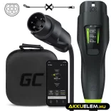 Greencell Habu EV Mobile töltő 11 kW 7 m Type 2 CEE 16 A elektromos autókhoz EV PHEV 2in1 Wallbox App - GreenCell