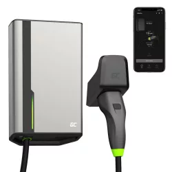   Greencell HabuDen Wallbox 22kW 32A 7.5m kábel Type 2 Smart EV töltőállomás App Bluetooth WiFi