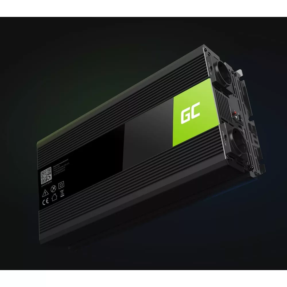 GreenCell Inverter 12V 230V 3000W/6000W Tiszta szinuszhullámú GreenCell Inverter 12V 230V 3000W/6000W Tiszta szinuszhullámú