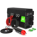 GreenCell Inverter 12V 230V 500W/1000W Tiszta szinuszhullámú - GreenCell