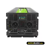 GreenCell Inverter LCD 48V 5000W/10000W autós inverter kijelző Tiszta szinuszhullámú - GreenCell
