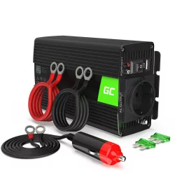   GreenCell Inverter 12V 230V 300W/600W Módosított szinuszhullámú