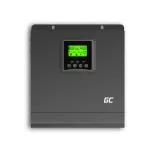 GreenCell Solar Inverter Off-Grid Inverter MPPT Solar töltő 24VDC 230VAC 2000VA/2000W Tiszta szinuszhullámú - GreenCell