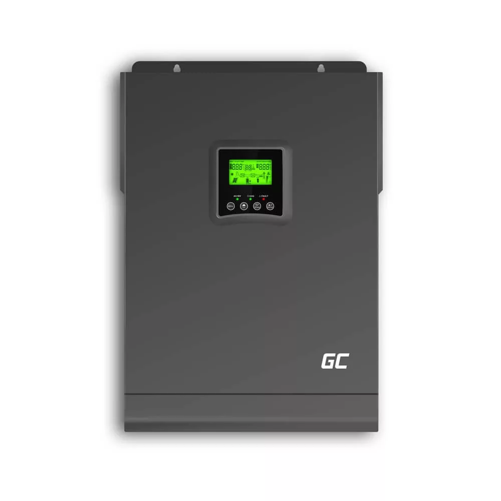 GreenCell Solar inverter Off-Grid MPPT solar töltő 48VDC 230VAC 3000VA/3000W Tiszta szinuszhullámú GreenCell Solar inverter Off-Grid MPPT solar töltő 48VDC 230VAC 3000VA/3000W Tiszta szinuszhullámú