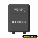 GreenCell Tiszta szinuszos szünetmentes tápegység (UPS) 1500VA 1000W LCD kijelző - GreenCell