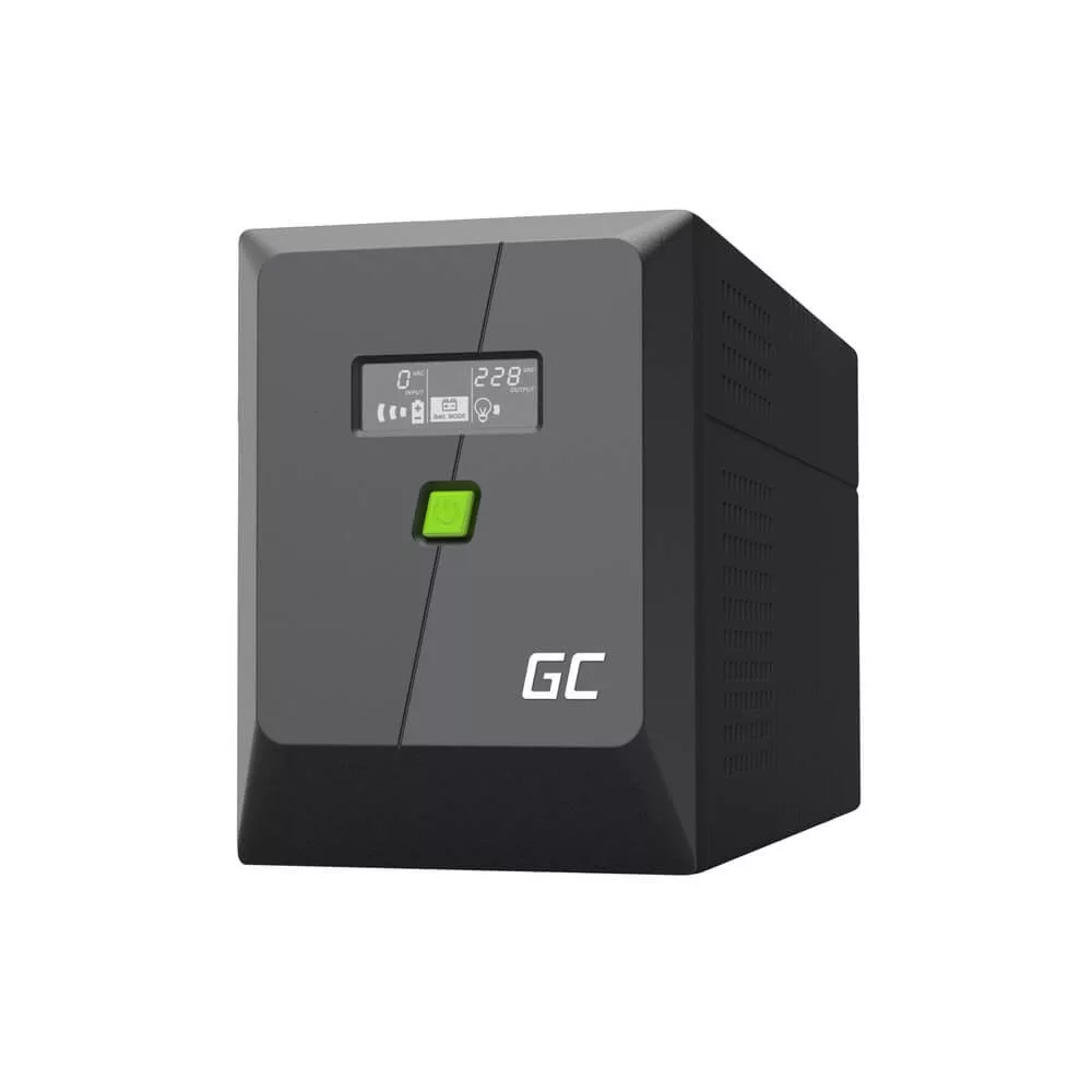 GreenCell Tiszta szinuszos szünetmentes tápegység (UPS) 2000VA 1400W PowerProof LCD kijelző GreenCell Tiszta szinuszos szünetmentes tápegység (UPS) 2000VA 1400W PowerProof LCD kijelző