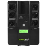 GreenCell Módosított szinuszos szünetmentes tápegység (UPS) AiO 800VA 480W - GreenCell