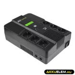 GreenCell Módosított szinuszos szünetmentes tápegység (UPS) AiO 800VA 480W - GreenCell