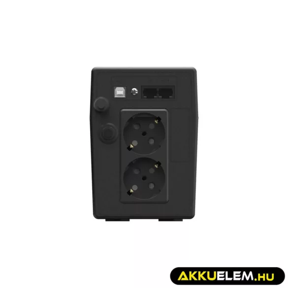 GreenCell Módosított szinuszos szünetmentes tápegység (UPS) Backhálózati táp 650VA 360W PowerProof LCD kijelző - GreenCell