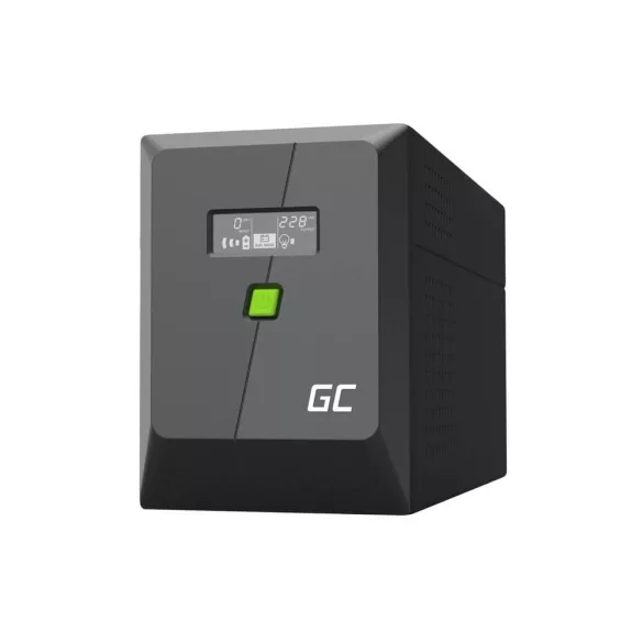 GreenCell Módosított szinuszos szünetmentes tápegység (UPS) 2000VA 1200W PowerProof LCD kijelző - GreenCell