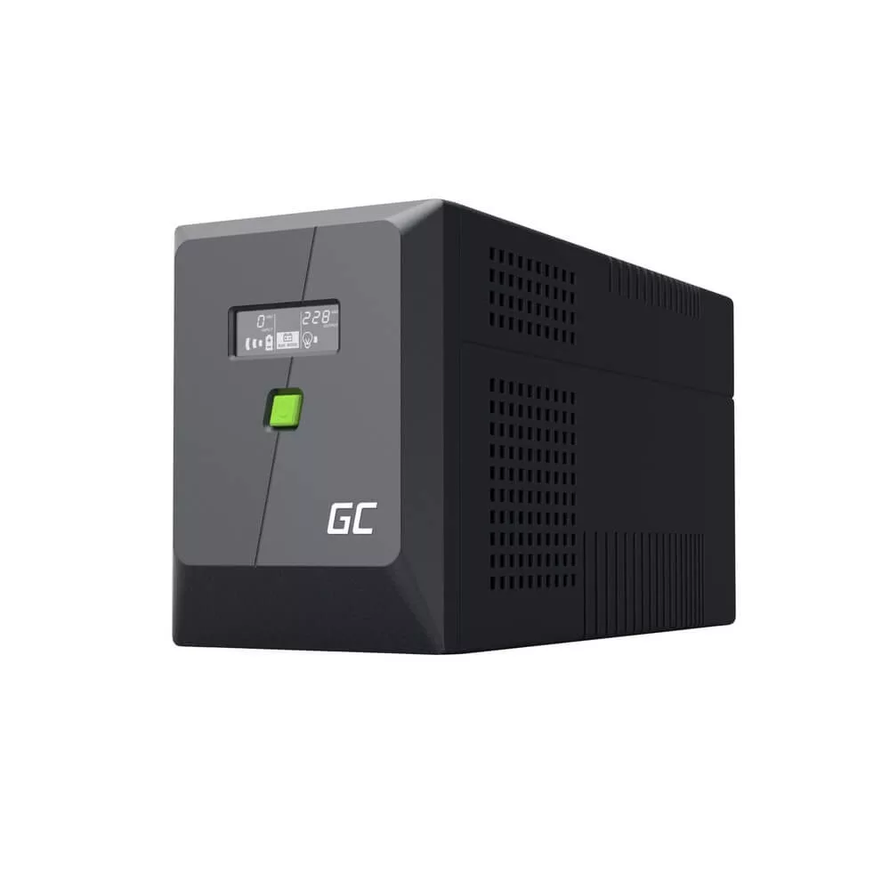   GreenCell Módosított szinuszos szünetmentes tápegység (UPS) 1500VA 900W PowerProof LCD kijelző