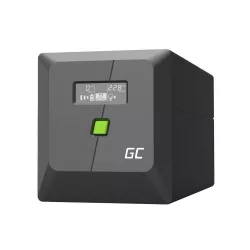   GreenCell Módosított szinuszos szünetmentes tápegység (UPS) 1000VA 600W PowerProof LCD kijelző
