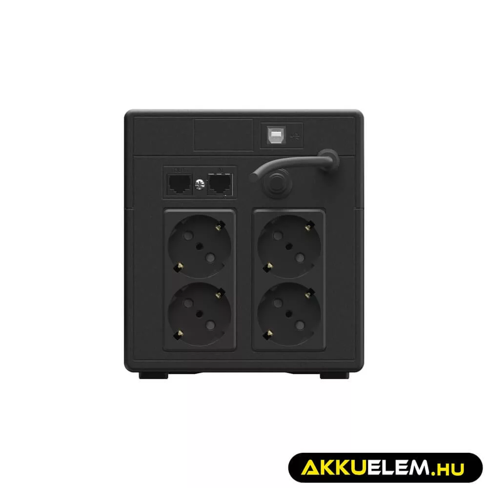 GreenCell Módosított szinuszos szünetmentes tápegység (UPS) 1000VA 600W PowerProof LCD kijelző