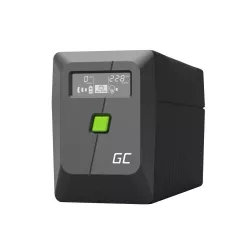   GreenCell Módosított szinuszos szünetmentes tápegység (UPS) 850VA 480W PowerProof LCD kijelző
