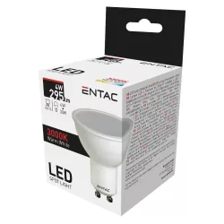 Entac LED Spot Wide Angle GU10 4W WW 3000K