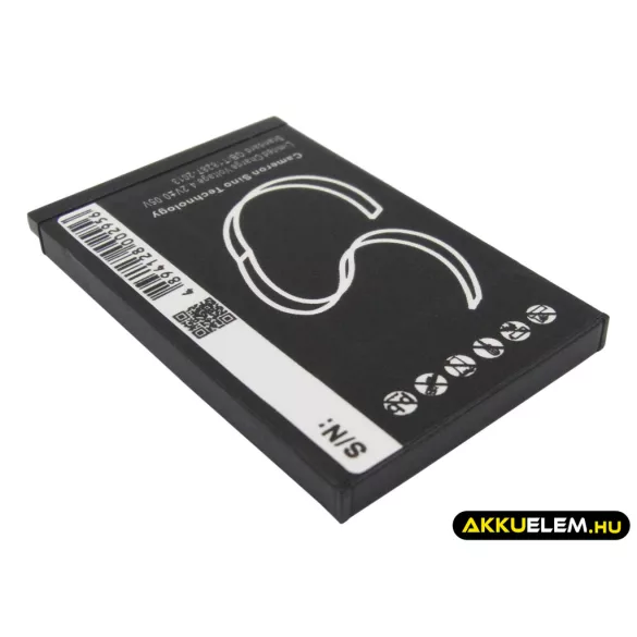Utángyártott Creative Médialejátszó Li-ion akkumulátor 3.7V 780mAh 70PD000000039, BA20603R69900, CZMAB01 70PD000000039, BA20603R69900 - CameronSino